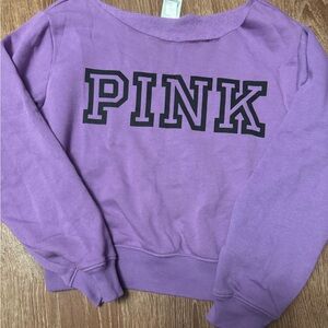Victoria's Secret PINK Purple Sweatshirt size small